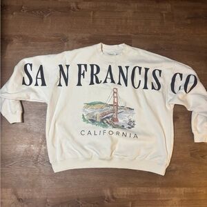 San Francisco California Abercrombie And Fitch Soft A&F Fleece Unisex Size XXL